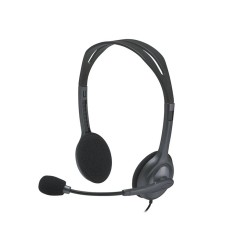 Logitech H111 avec microphone noir · Casque stéréo