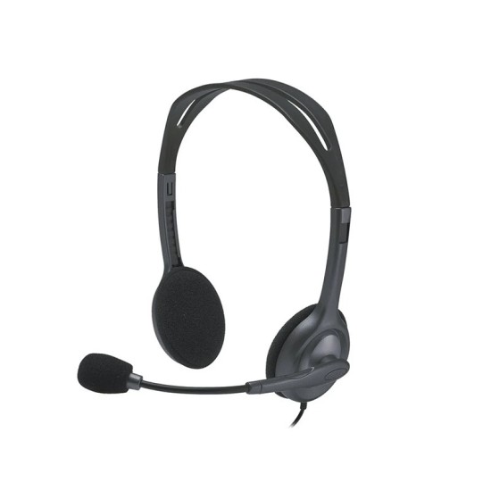 Logitech H111 avec microphone noir · Casque stéréo
