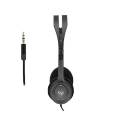Logitech H111 avec microphone noir · Casque stéréo