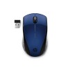Ratón sans fil HP 220 Wireless, Bleu, Neuf