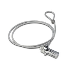 Cable de sécurité Ewent EW1241 avec combinaison pour ordinateur portable
