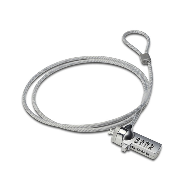 Cable de sécurité Ewent EW1241 avec combinaison pour ordinateur portable