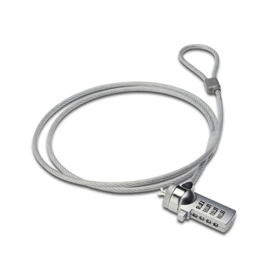 Cable de sécurité Ewent EW1241 avec combinaison pour ordinateur portable