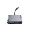 Convertisseur USB-C vers HDMI, répartiteur USB-C 3.0 3 en 1 compatible, 4K, PD, Charge Rapide, Nouveau