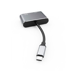 Convertisseur USB-C vers HDMI, répartiteur USB-C 3.0 3 en 1 compatible, 4K, PD, Charge Rapide, Nouveau