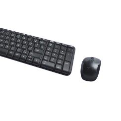 Teclavier + Souris Logitech MK220 Sans fil Wireless, Noir, Neuf