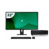 Pack HP 600 G4 SFF i5 8500 16GB SSD 512GB + écran LCD 32" + clavier et souris sans fil + WiFi