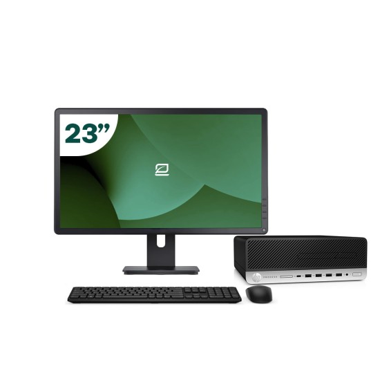 Pack HP 600 G4 SFF i5 8500 + Moniteur 23" + Clavier/Souris + WiFi USB