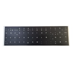 Kit d’autocollants pour clavier espagnol HP · ANSI et ISO · Vinyle résistant