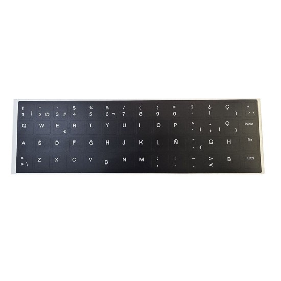Kit d’autocollants pour clavier espagnol HP · ANSI et ISO · Vinyle résistant