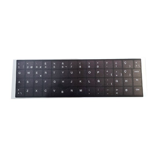 Kit d’autocollants pour clavier espagnol HP · Fond UV · ANSI et ISO