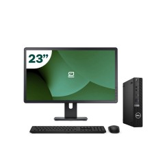 Pack Dell 5080 Micro i5 10500T + Moniteur 23" + Clavier/Souris + WiFi USB
