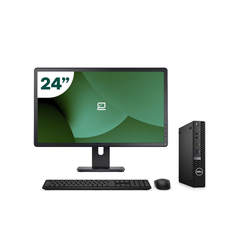 Pack Dell 5090 Micro i5 11500T + Moniteur 24" + Clavier/Souris + WiFi USB