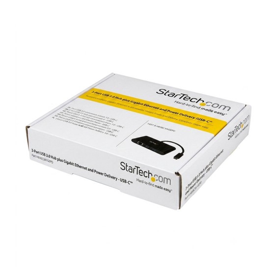 StarTech Adaptateur USB-C multiports US1GC303APD · 3x USB 3.0 · RJ45