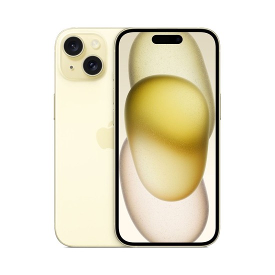 Apple iPhone 15 256GB Jaune · Smartphone 5G · Apple A16 Bionic