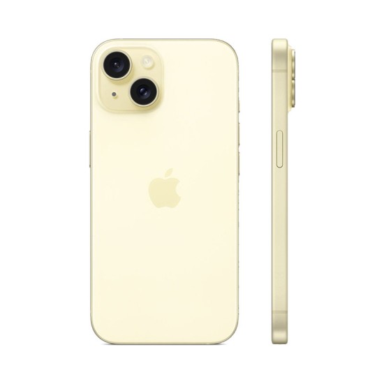 Apple iPhone 15 256GB Jaune · Smartphone 5G · Apple A16 Bionic