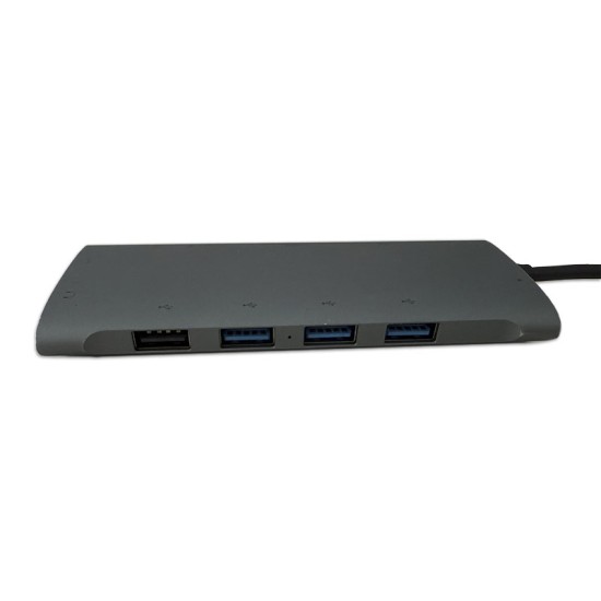 Hub USB Type C 10 en 1 avec HDMI VGA RJ45 Gigabit