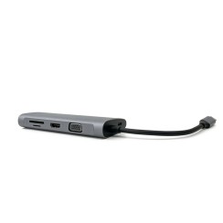 Hub USB-C 10 en 1 HDMI VGA RJ45 Gigabit et USB 3.0