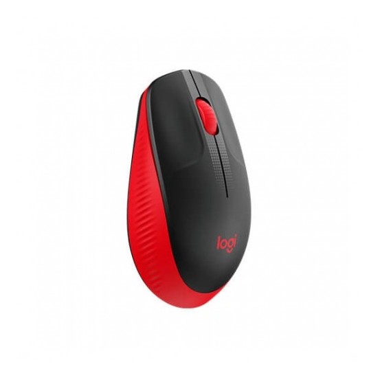Logitech M190 Sans fil Rouge Souris sans fil ergonomique