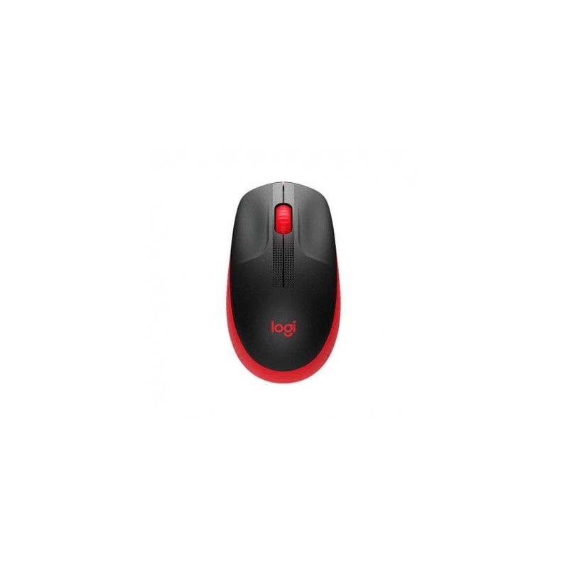 Logitech M190 Sans fil Rouge Souris sans fil ergonomique