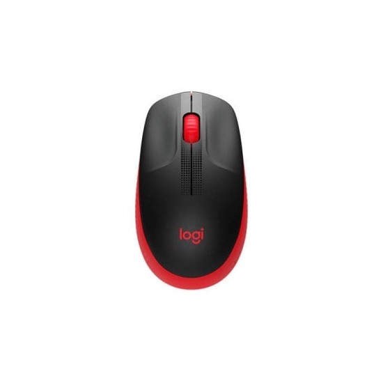 Logitech M190 Sans fil Rouge Souris sans fil ergonomique