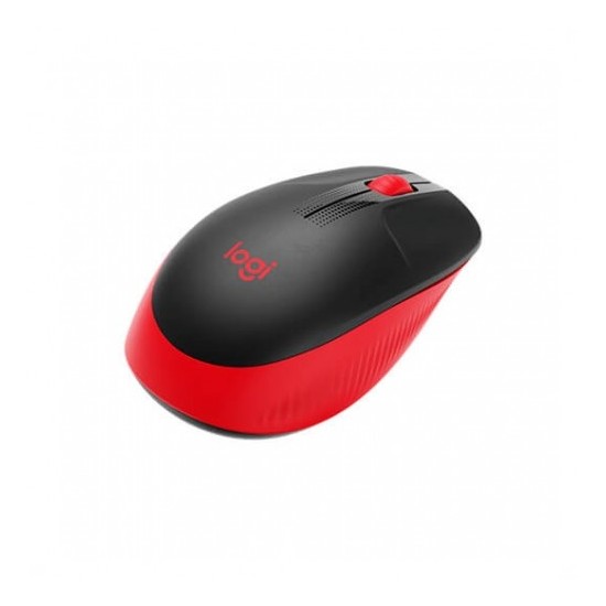 Logitech M190 Sans fil Rouge Souris sans fil ergonomique