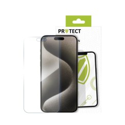 Cristal trempé PROTECT pour Apple iPhone 15 Pro Transparent 9H Réf 3000000221617