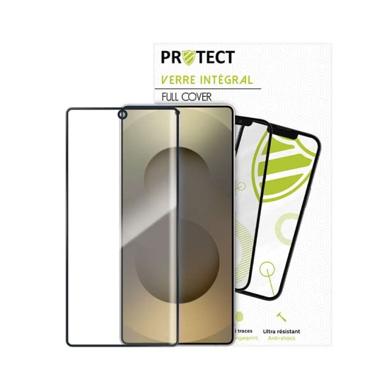 Cristal trempé PROTECT Samsung Galaxy S25 Ultra 5D Noir Réf 3000000342497
