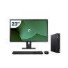 Pack Lenovo M80q Tiny i5 10500T 16GB SSD 256GB + écran LCD 23" + clavier et souris sans fil + WiFi