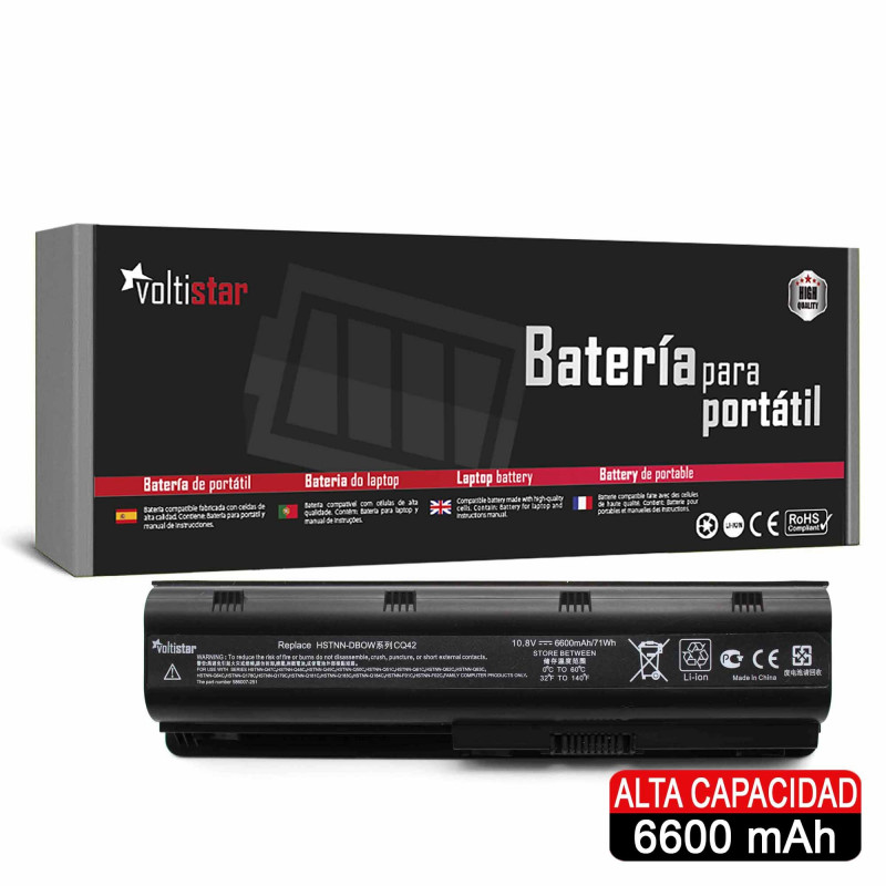 Batterie pour ordinateur portable HP Compaq G6 G7 G42 G56 G62 G72 DV6-4000 DV7-6000 G4-1000