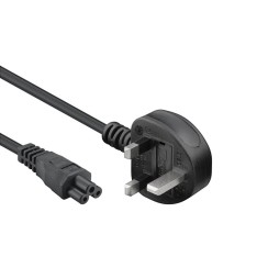 Cable d’alimentation Schuko vers C5 UK pour ordinateur portable