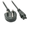 Cable d’alimentation Schuko C5 UK à 3 broches, câble C5