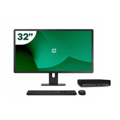 Pack HP 800 G6 Mini i5 10500T + Moniteur 32" + Clavier/Souris + WiFi USB