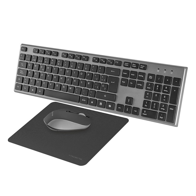 Tacens Zenith Combo sans fil 3 en 1 Clavier Souris Tapis de souris 6ZENITHIT