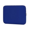 Funda en néoprène bleue pour ordinateurs portables de 15" et 15,6"