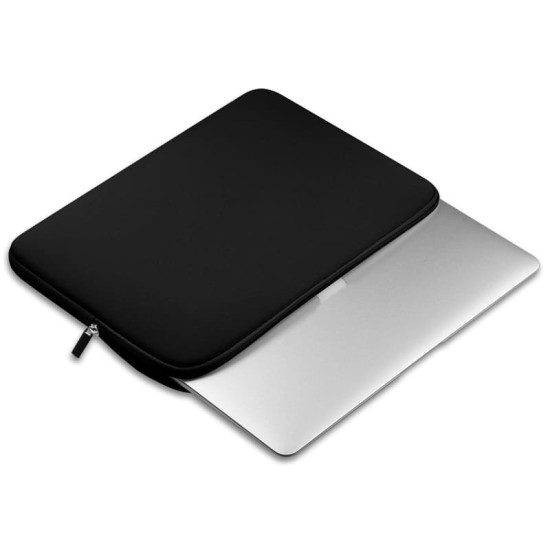 Funda en néoprène noire pour ordinateurs portables de 14"