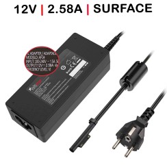 CHARGEUR POUR TABLETTE MICROSOFT SURFACE PRO 3 PRO 4 12V 2.58A 30W