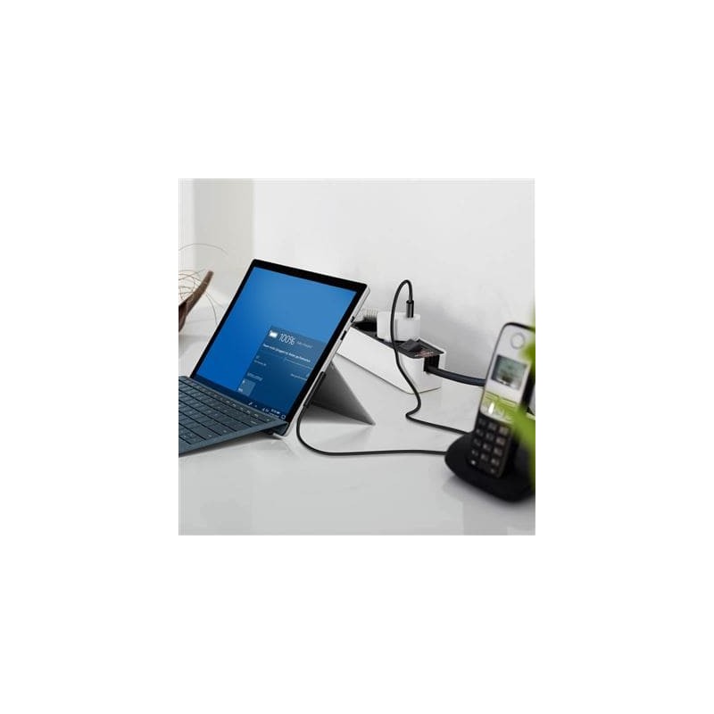 Cable Type C 1,5 m pour Microsoft Surface Pro 3/4/5/6, Surface Laptop/Laptop 2/Go/Studio USB-C, Neuf
