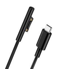 Cable Type C 1,5 m pour Microsoft Surface Pro 3/4/5/6, Surface Laptop/Laptop 2/Go/Studio USB-C, Neuf