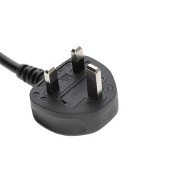 Câble d’alimentation Schuko vers C13 à 3 broches pour PC et moniteur