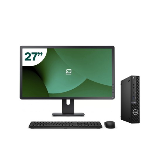 Pack Dell 5080 Micro i5 10500T + Moniteur 27" + Clavier/Souris + WiFi USB