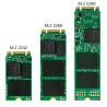 Disque dur SSD M.2 NGFF SATA III 256 Go 2242, 2260, 2280