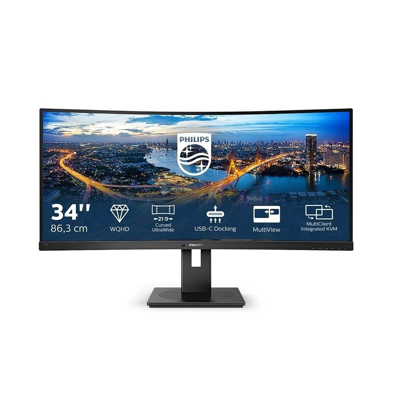 Moniteur Philips 346B1C Outlet 34" incurvé WQHD USB-C