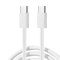Chargeur USB-C PD 20W + Câble USB-C vers USB-C tressé 1 m