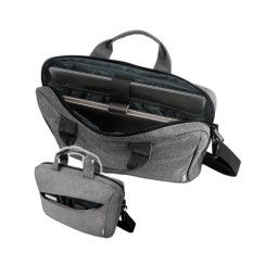 Sacoche Lenovo T210 pour ordinateur portable jusqu’à 15,6" Gris, rembourrée et déperlante