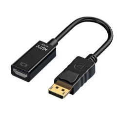 Adaptateur DisplayPort vers HDMI 4K UHD | DP mâle vers HDMI femelle