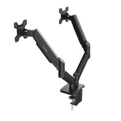 Esperanza ERW020 Support pour 2 Moniteurs 17"-27" Bras à Gaz