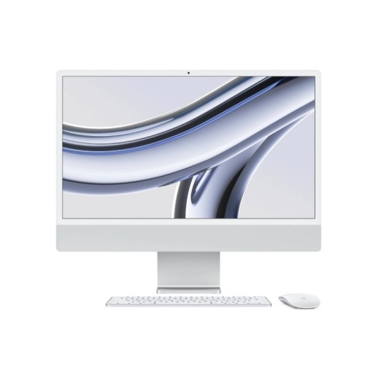 Apple iMac 24" M1 8 Go 512 Go 4,5K Couleur argent + clavier et souris