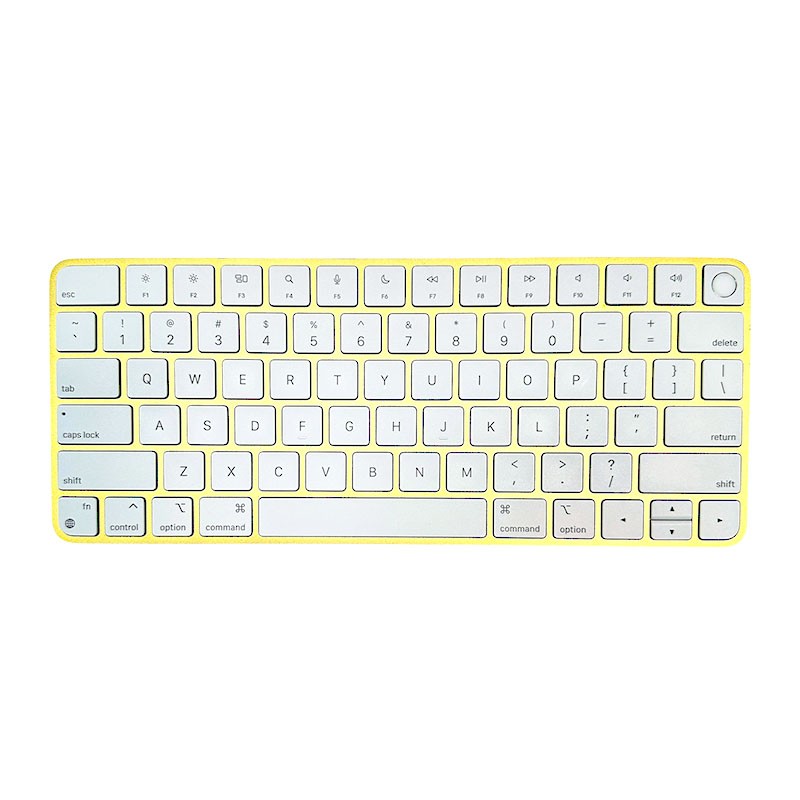 Apple Magic Keyboard A2449 anglais Royaume-Uni Touch ID jaune