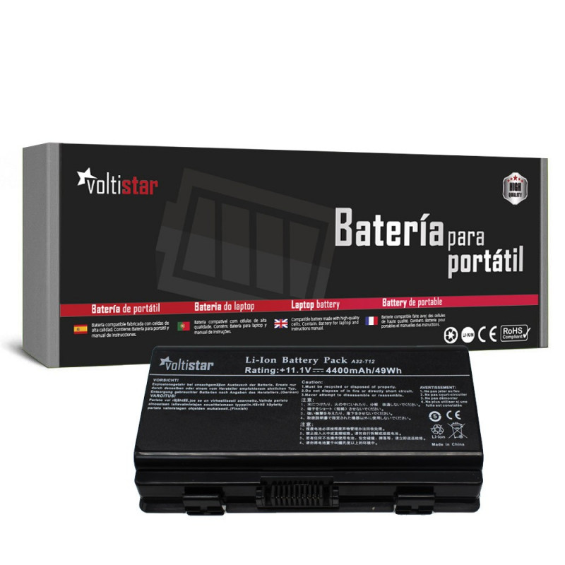 Batterie pour ordinateur portable PACKARD BELL EASYNOTE mx52 | Asus Série X51 et T12, T12C, T12Er, T12Fg